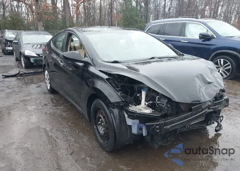 2012 Hyundai Elantra Gls (Ulsan Plant) from USA, damaged, VIN KMHDH4AE2CU219269